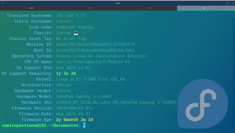 Imagen de Hyper-Theme-Distro Fedora